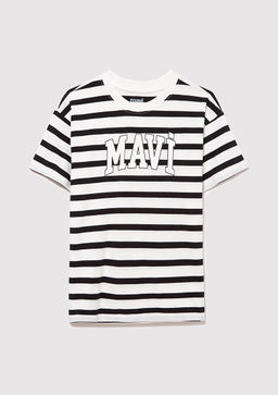 Mavi Logo Bask?l? Beyaz Tisort фото 3