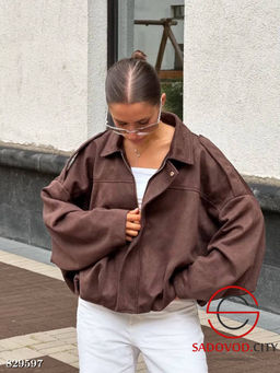 Замшевая куртка женская