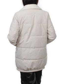 S24-236 LT. BEIGE Куртка демисезонная женская (100 гр. холлофайбер) - Fashion фото 8