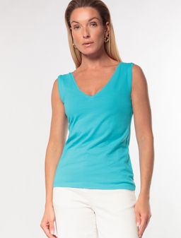 VILATTE / Топ из премиального хлопка с эластаном  фото 3