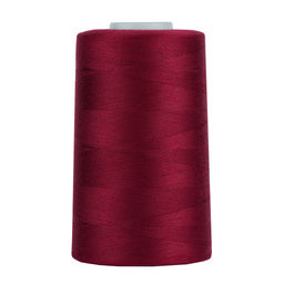 Нитки швейные 50/2 полиэстер 5000 ярд цв.187 бордовый MAX