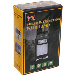 Фонарь садовый "Волшебство ночи" 16*10*4,5 см, на солнечной батарее (свеч., теплый белый) 1 LED, 3 реж., датчик движ.