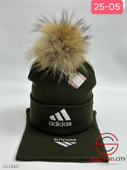 Комплект 2в1, включает шапку и снуд - Bruno фото 3