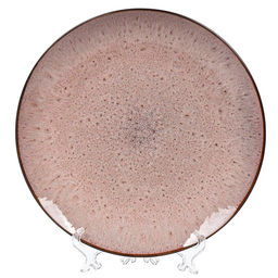 Тарелка обеденная, керамика, 27 см, круглая, Глэнс, Daniks, HMN230212A-D/P (452104)  фото 2