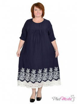 Платье Модель №596 размеры 44-82 - Plusmoda фото 8