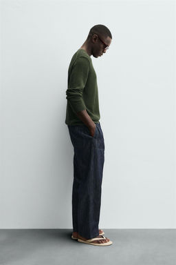 COTTON V-NECK SWEATER - Zara фото 4