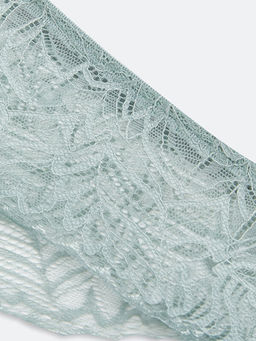 Dantel Detayl? Saten Fantezi Bikini K?lot