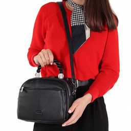 Сумка 575615 black Velina Fabbiana-Safenta