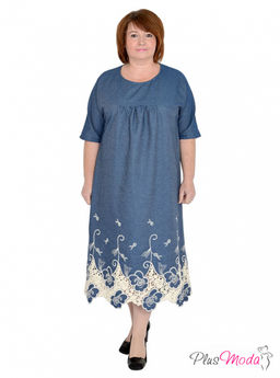 Платье Модель №597 размеры 44-82 - Plusmoda фото 7