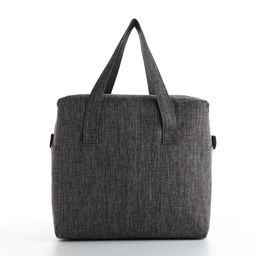 Термосумка на молнии, объём 10л, наружный карман, цвет серый