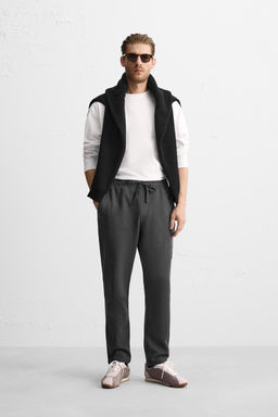 COMFORT FIT JOGGER WAIST TROUSERS - Zara фото 36