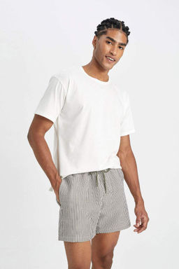 Полосатые короткие шорты для плавания - Defacto фото 3