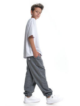 Брюки спортивные удобство и стиль для активных UD 7991 графит меланж - Mini maxi фото 4