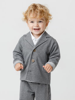 КР 302610/серый меланж 1013 Н075 к570 жакет д/мал яс