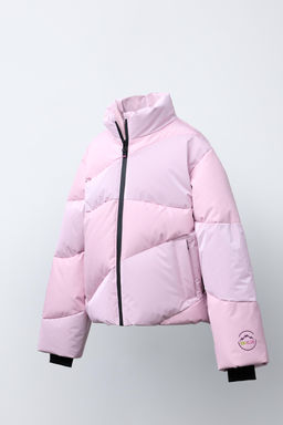 WAVE DOWN AND FEATHER WATER-RESISTANT AND WINDPROOF PUFFER JACKET RECCO® SYSTEM SKI COLLECTION - Zara фото 14