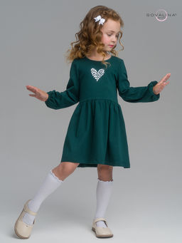 Платье Моана изумруд-лав