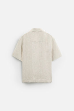 100% LINEN SHIRT - Zara фото 7