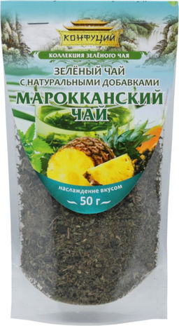 Конфуций. Дой-пак. Марокканский чай 50 гр. мягкая упаковка