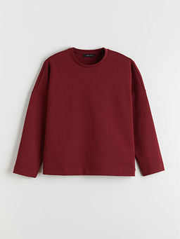 Bisiklet Yaka Kad?n Sweatshirt