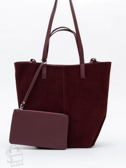 Сумка женская кожаная 2403YF angola red  Polina&Eiterou