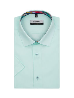 Сорочка мужская короткий рукав GREG 410/209/FR MINT/Z/1p