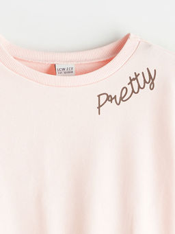 Bisiklet Yaka K?z ?ocuk Sweatshirt