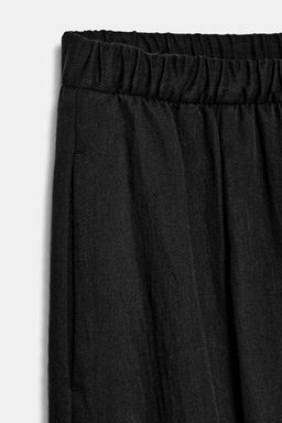 PANTAL?N BARREL FLUIDO ZW COLLECTION / Negro - Zara фото 6