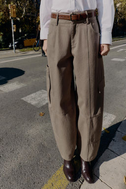 CARGO BALLOON TROUSERS - Zara фото 2