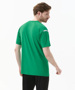 Футболка тренировочная JOGEL CAMP 2 Training Poly Tee, зеленый/белый  фото 6
