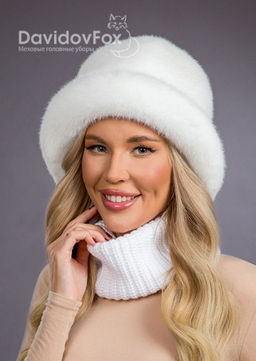 Шапка Шляпка экомех панама белый