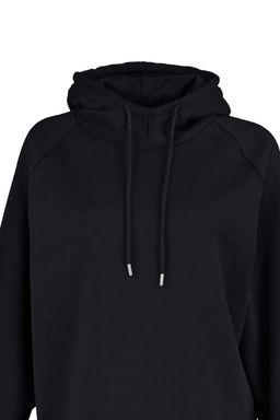 TRENDYOLMILLA Siyah Kapusonlu Oversize Sardonlu Orme Sweatshirt TWOAW23SW00439 фото 10