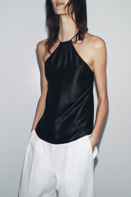 ZW COLLECTION HALTER TOP - Zara фото 10