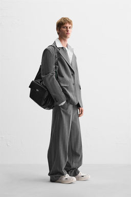 WIDE-FIT PLEATED TROUSERS - Zara фото 4