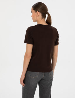 Kahverengi Regular Fit Basic Ti__rt - Pierre cardin фото 5