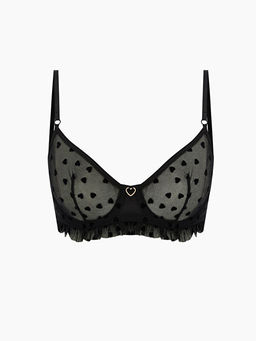 Balenli Dolgusuz Kalp Desenli Ti??rt S?tyen