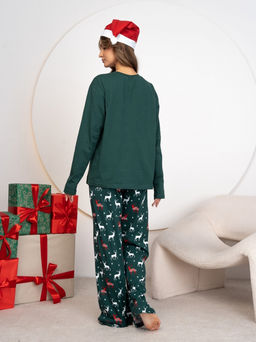 Новогодняя женская пижама с брюками - Binita фото 9