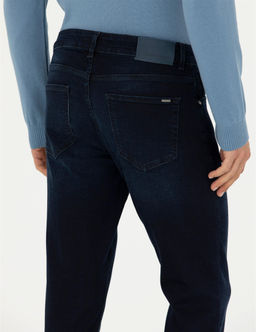 Lacivert Slim Fit Jean Pantolon - Pierre cardin фото 7