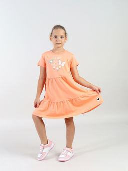 CRB wear / CWKG 63933-47 Платье для девочки,персиковый