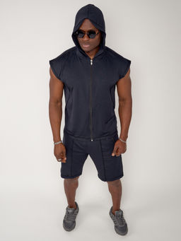 Спортивный костюм летний мужской темно-синего цвета 2262TS - Chunmai фото 10