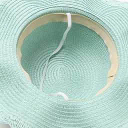 Шляпа для девочки «Леди» MINAKU, голубая, размер 52