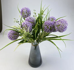Декоративные растения, цвет сиреневый, 40 см, 8 голов - Aopen фото 2