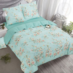 Постельное белье Миндаль (поплин DE LUXE) 1,5 сп./Пододеяльник: 1 шт. - 215*145; Простыня: 1 шт. - 215*150; Наволочка: 2 шт. - 70*70; DE LUXE