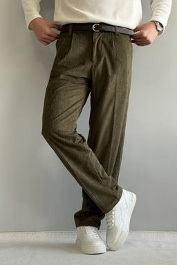 Kahverengi Erkek Baggy Fit Kadife Pantolon TMNAW26PL00022 - Trendyolmilla фото 26