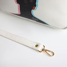 Сумка женская кросс-боди TEXTURA на молнии, 22×8×17 см, белая