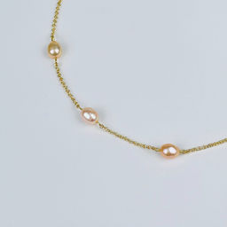 Колье на цепочке с Жемчугом 39 см +