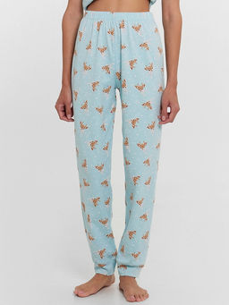 Пижама женская голубая с принтом Wild mood тихая вода +оленята с бантиками 592514 - Mark formelle фото 13