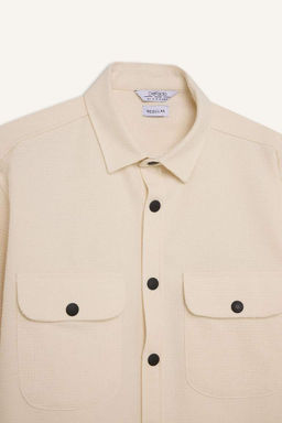 Рубашка Relax Fit с длинными рукавами на пуговицах и карманами - Defacto фото 2