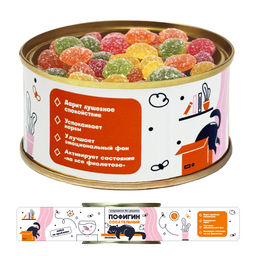 Карамель леденцовая МОНПАНСЬЕ Пофигин сосательный - Extrago фото 3