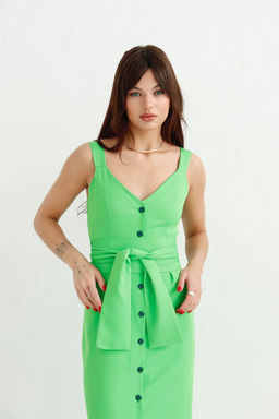 Сарафан классический салатовый - Martichelli фото 8