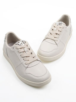 03-A1019-2 LT. BEIGE Полуботинки спортивные женские (натуральная кожа)